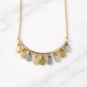 Kendra Scott Sydney Necklace, Mixed Metal Gold tone and Silver tone